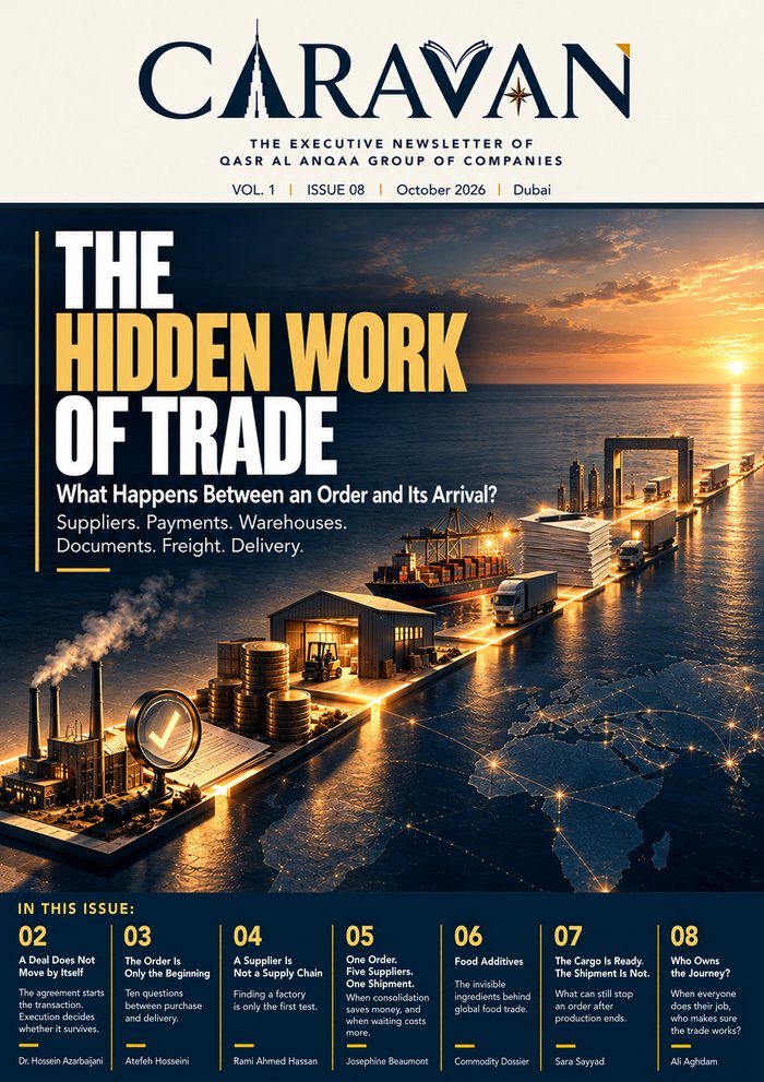 CARAVAN Volume 1, Issue 08 cover — The Hidden Work of Trade