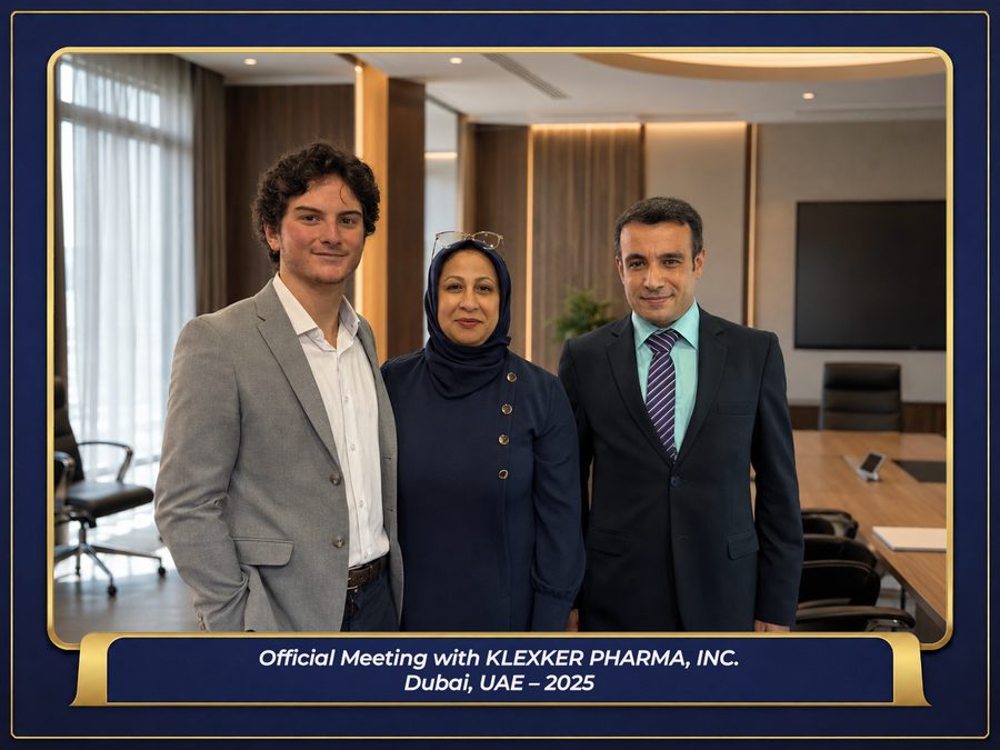 دیدار رسمی با KLEXKER PHARMA, INC. — دبی، امارات